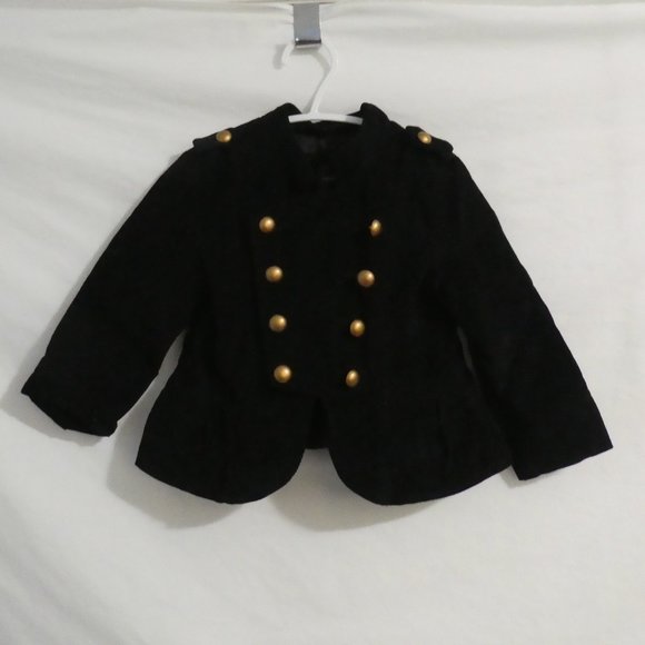 GAP Other - BABY GAP TODDLER | 18-24 month baby girl | Black Double Breasted Corduroy Jacket